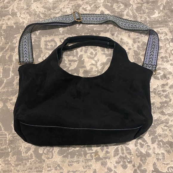 Ah Dorned black vegan leather handbag - Picture 1 of 5